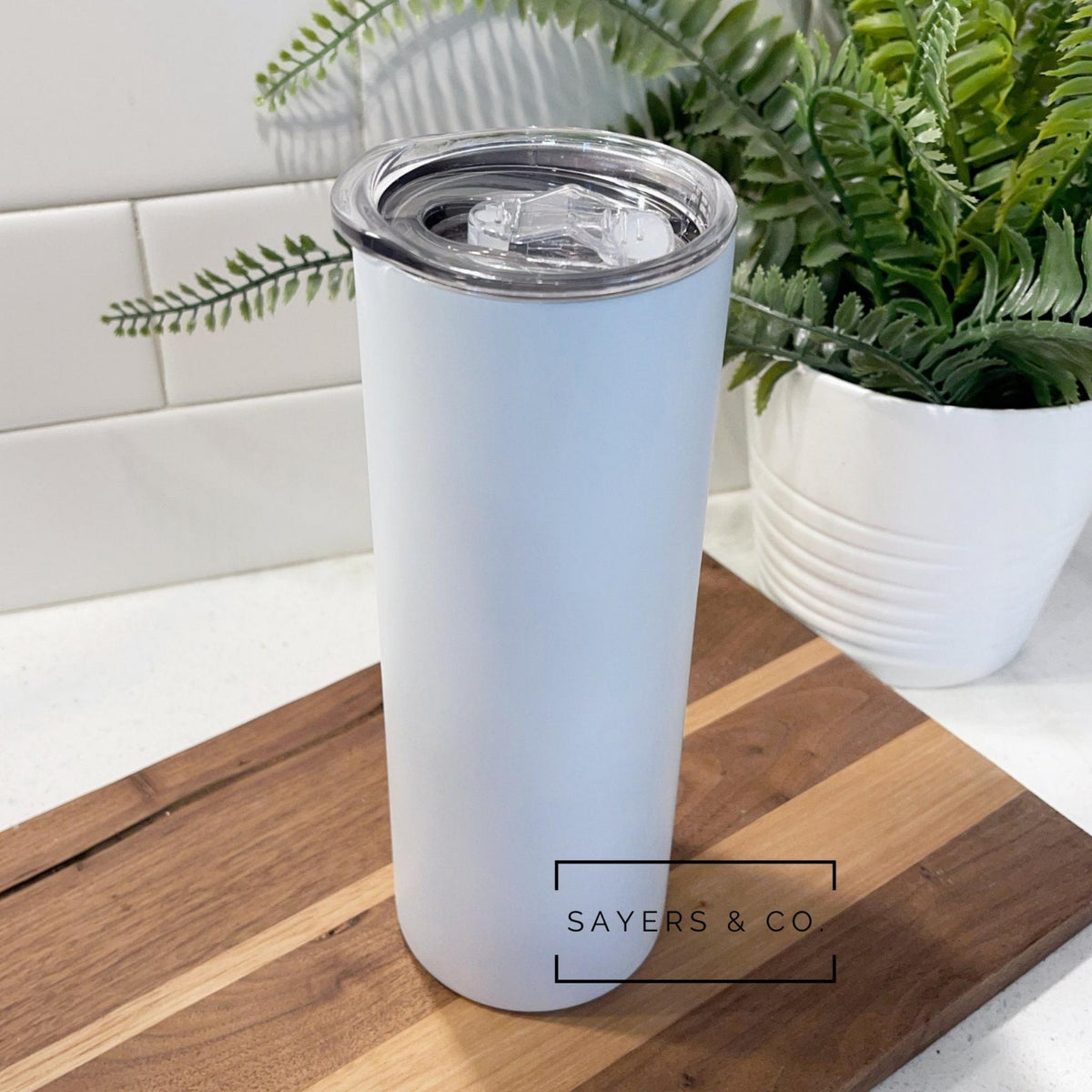 20 Oz Skinny (non-tapered) Stainless Tumbler