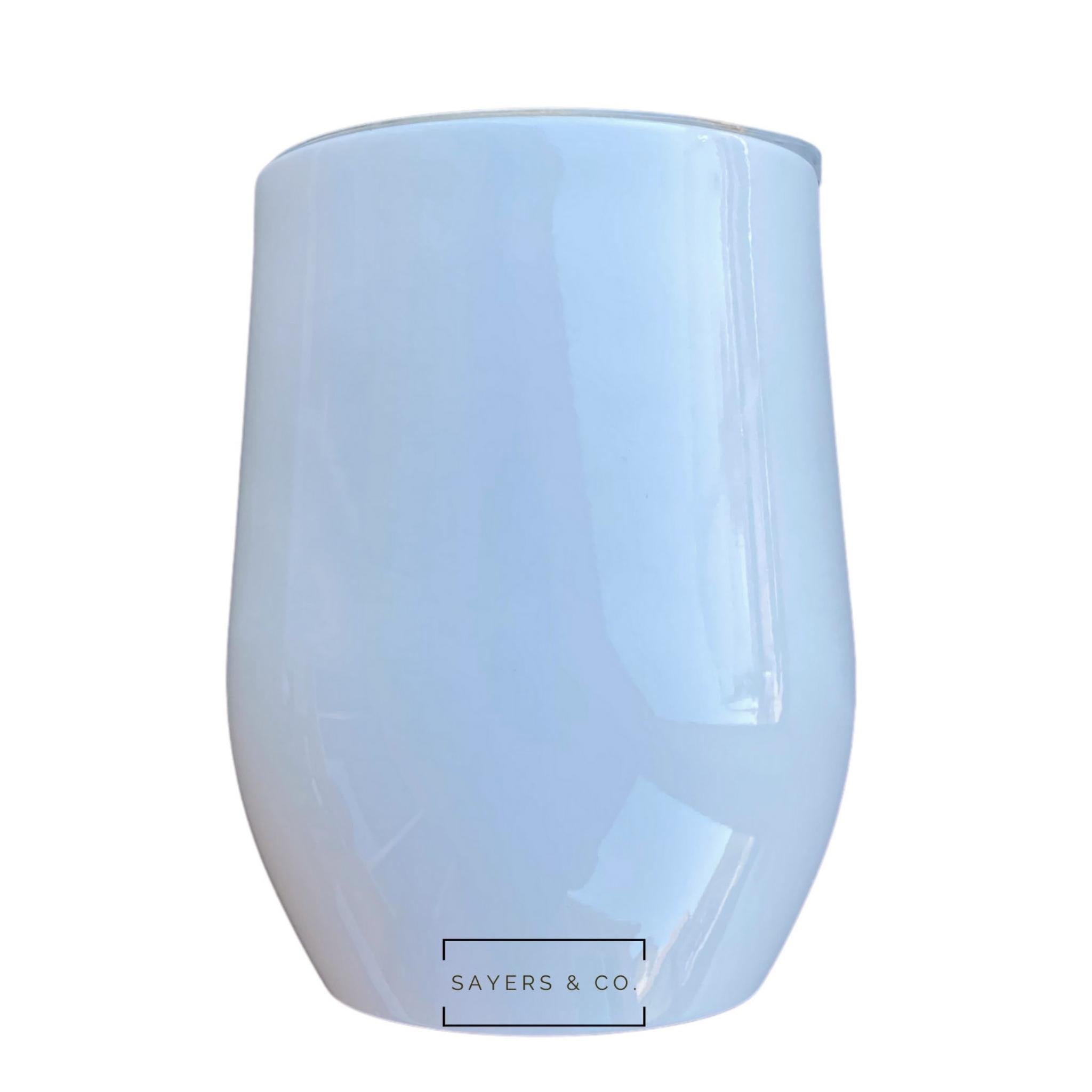 Pack of 30) 12oz White Classic Sublimation Wine Tumbler – Sayers & Co.