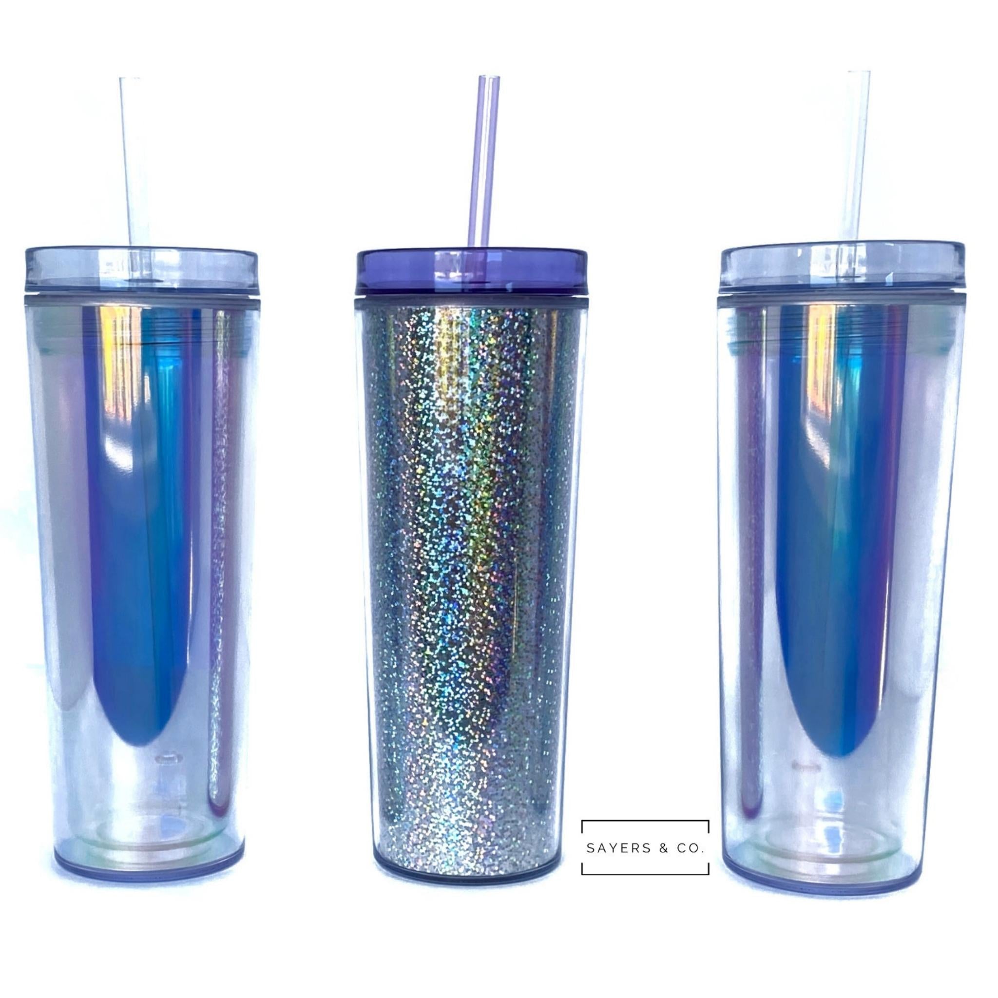 Summer Tumbler Cup Acrylic Tumbler Cup With Flowers Clear Flower Tumbler  With Lid and Straw 18 Oz. Handmade Acrylic Tumbler 