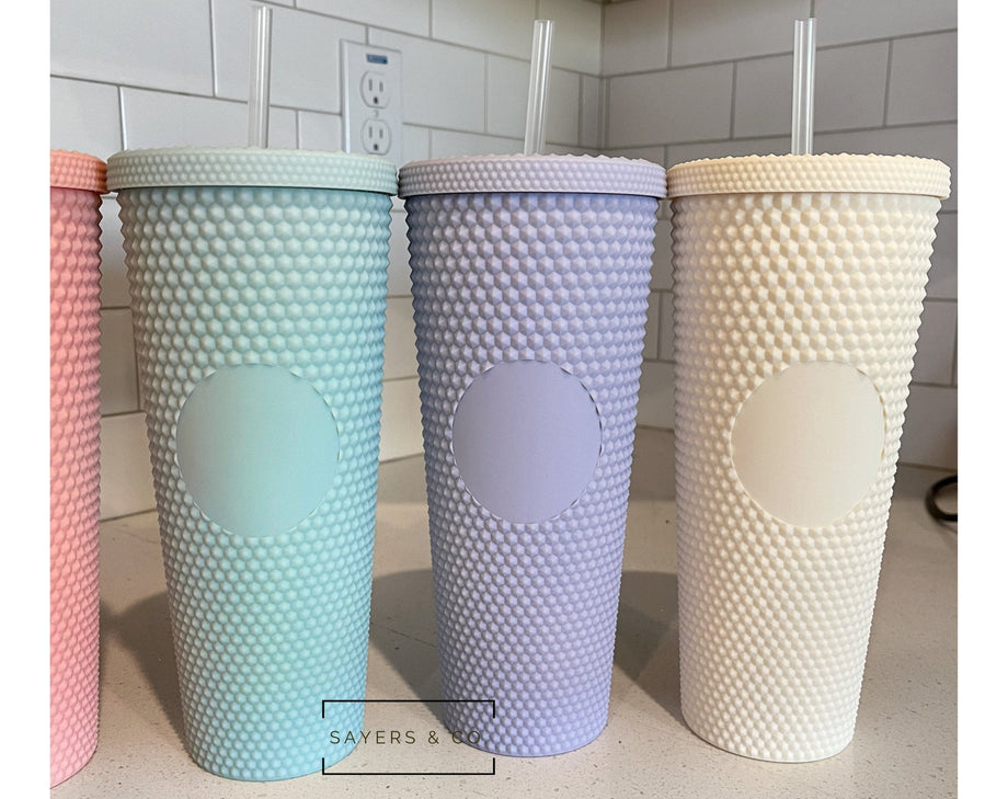 24oz Matte Studded Cup – All Things Blank