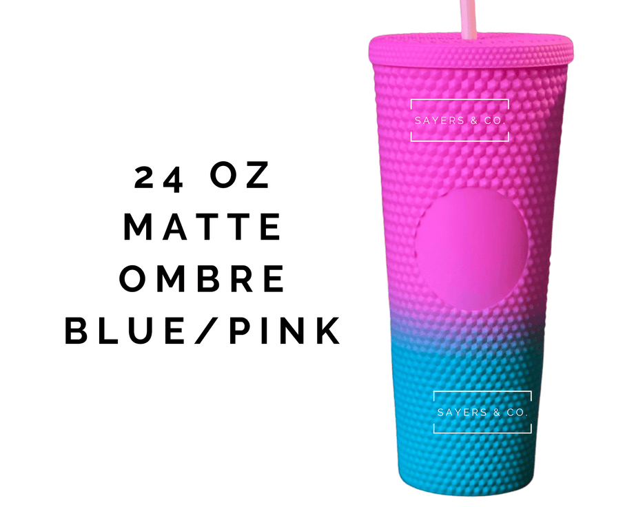 Pink Initial Tumbler - K