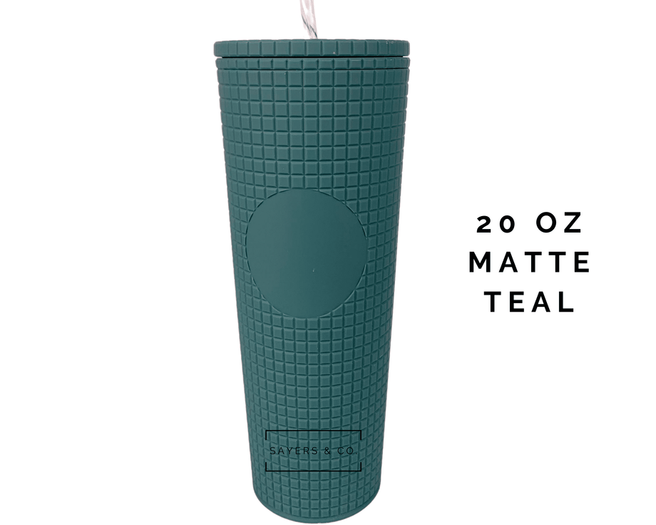 16 oz or 24 oz Grid/Studded Tumbler