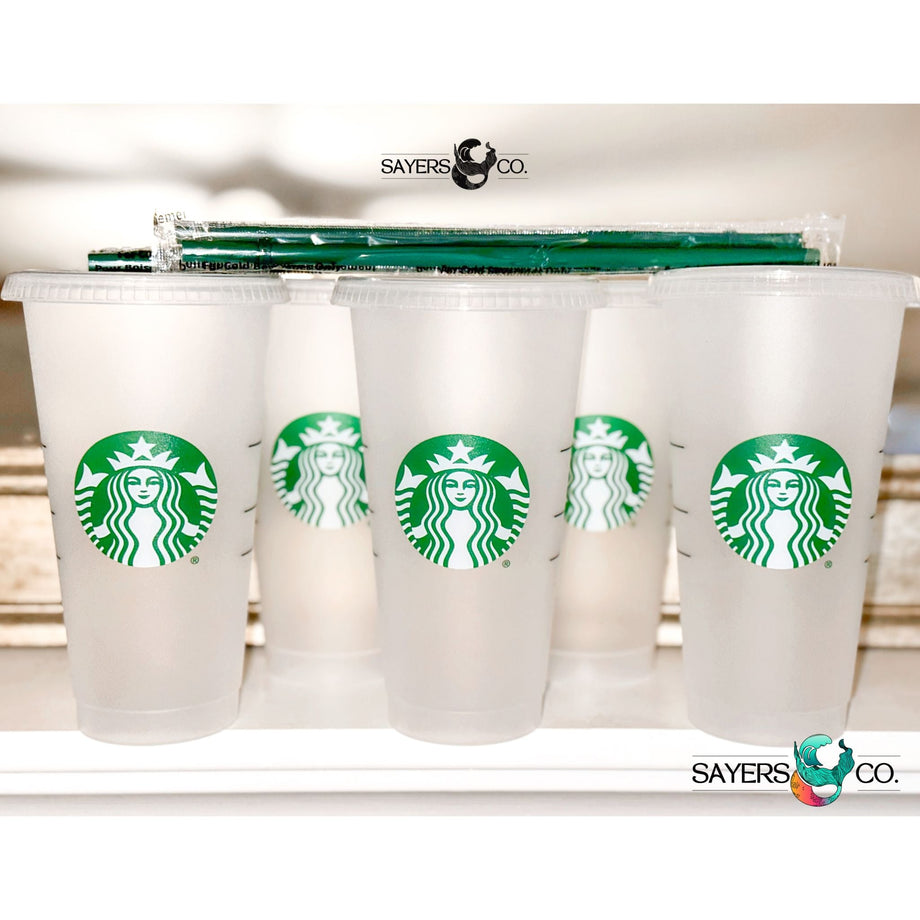 Starbucks Clear Reusable Cup / Plain Starbucks Cup/ Starbucks Blank Cup/ Starbucks  Cup/ Starbucks Tumbler/16oz Cup/24oz Cup 